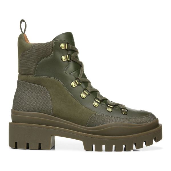 Vionic | Women's Jaxen Boot - Olive Leather Textile