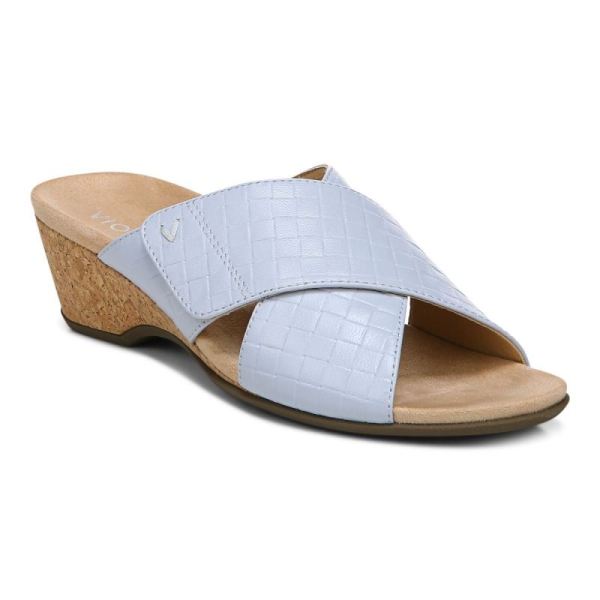 Vionic | Women's Leticia Wedge Sandal - Blue Haze