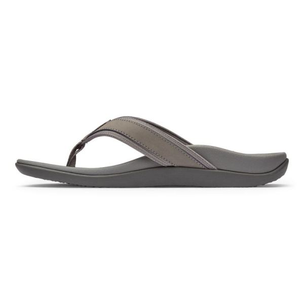 Vionic | Men's Tide Toe Post Sandal - Charcoal