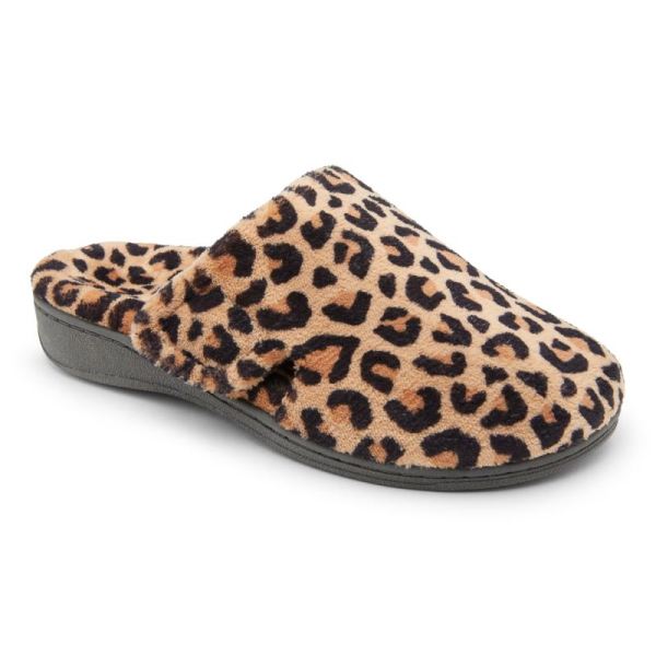 Vionic | Women's Gemma Mule Slippers - Natural Leopard