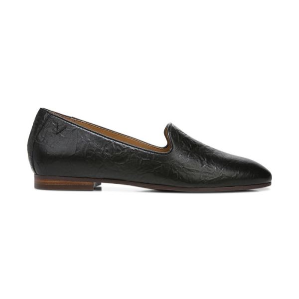 Vionic | Women's Willa Slip on Flat - Black Leather