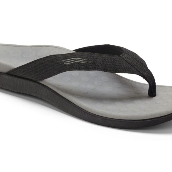 Vionic | Men's Wave Toe Post Sandal - Black