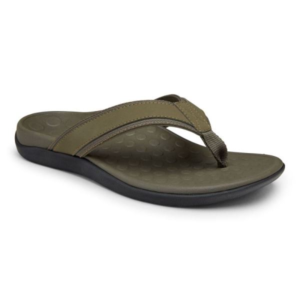 Vionic | Men's Tide Toe Post Sandal - Olive