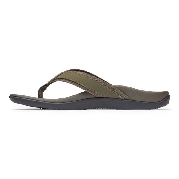 Vionic | Men's Tide Toe Post Sandal - Olive