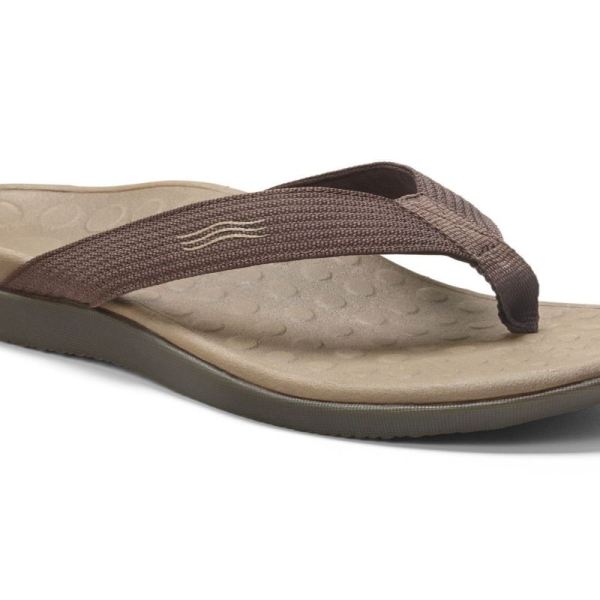 Vionic | Men's Wave Toe Post Sandal - Chocolate