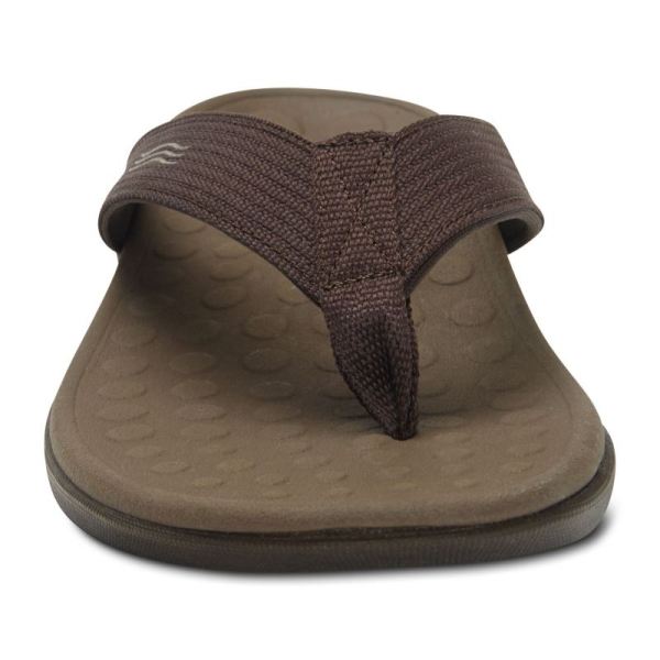 Vionic | Men's Wave Toe Post Sandal - Chocolate