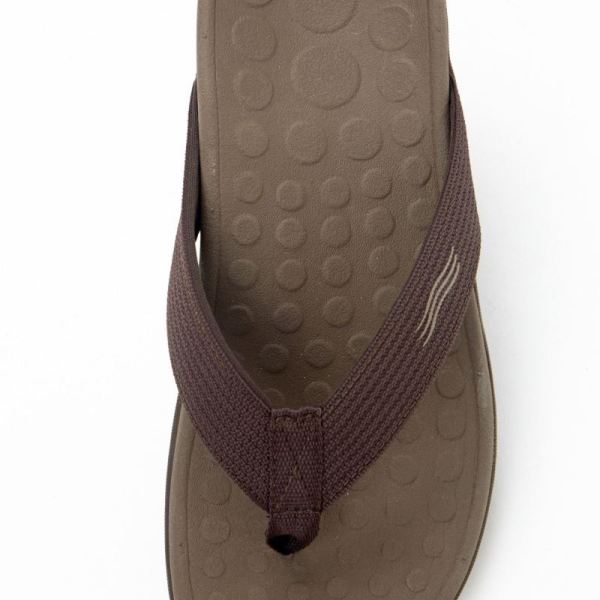 Vionic | Men's Wave Toe Post Sandal - Chocolate