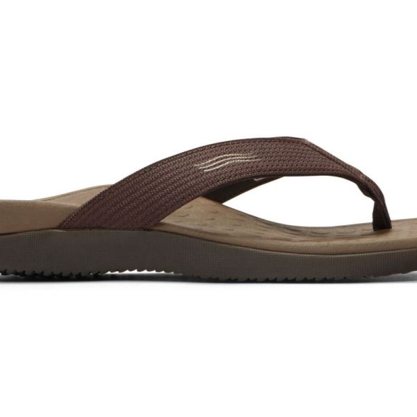 Vionic | Men's Wave Toe Post Sandal - Chocolate