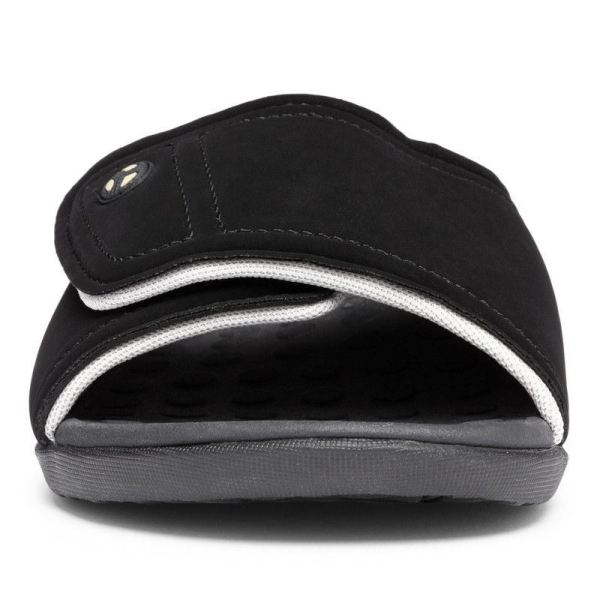 Vionic | Men's Kiwi Slide Sandal - Black Grey
