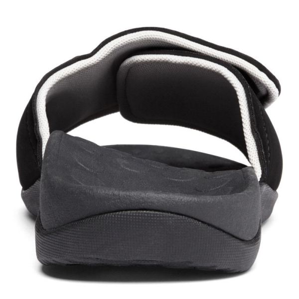 Vionic | Men's Kiwi Slide Sandal - Black Grey