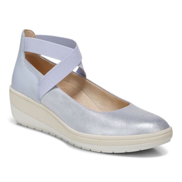 Vionic | Women's Ellery Wedge - Blue Haze Suede