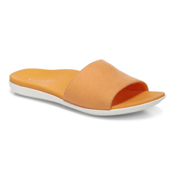 Vionic | Women's Val Slide Sandal - Arancio Nubuck