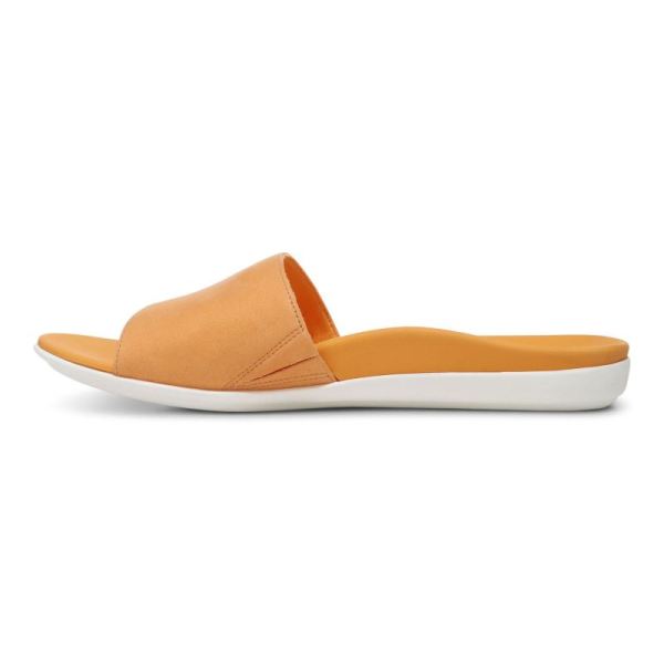 Vionic | Women's Val Slide Sandal - Arancio Nubuck