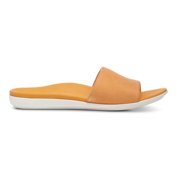 Vionic | Women's Val Slide Sandal - Arancio Nubuck