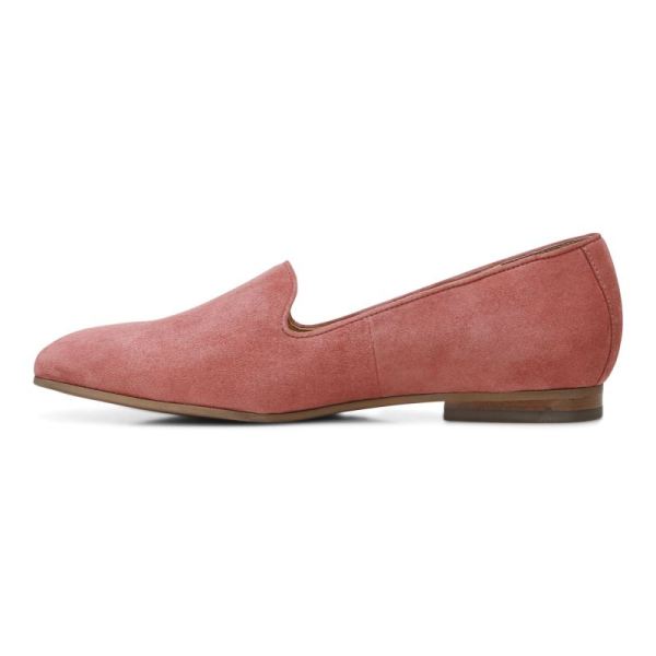 Vionic | Women's Willa Slip on Flat - Dusty Cedar Suede