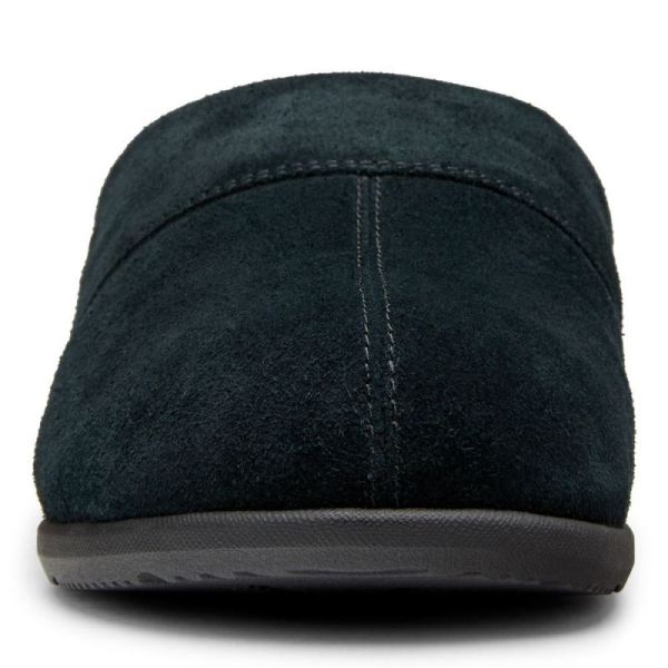 Vionic | Men's Alfons Mule Slipper - Black Suede