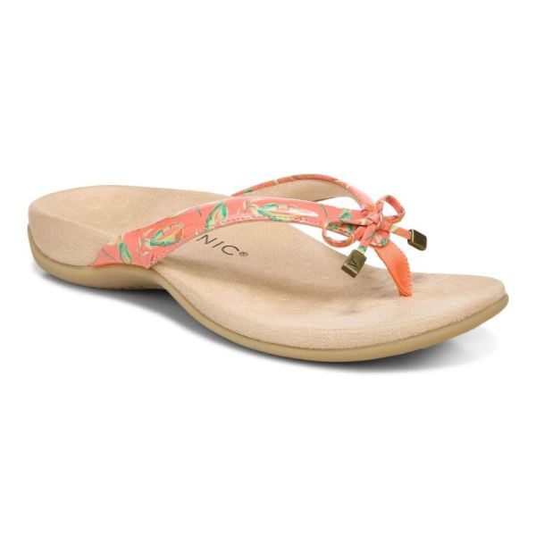 Vionic | Women's Bella Toe Post Sandal - Papaya