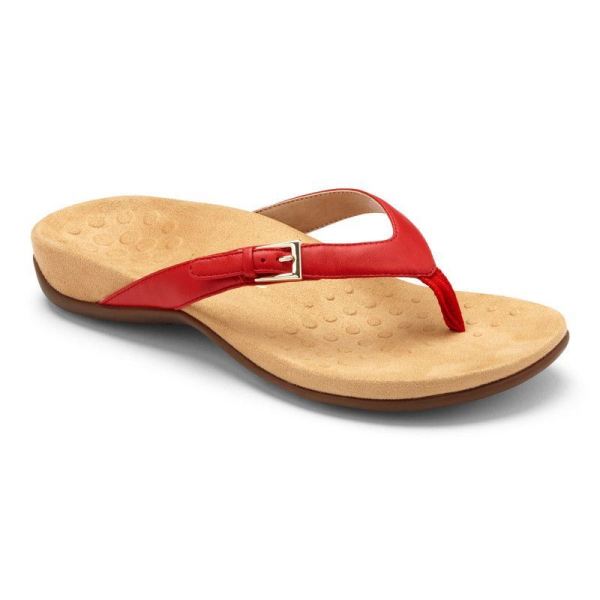 Vionic | Women's Kelby Toe Post Sandal - Red