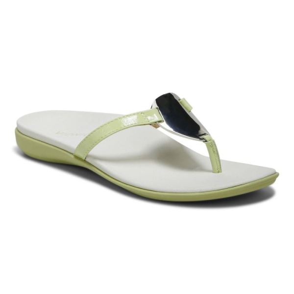 Vionic | Women's Raysa Toe Post Sandal - Pale Lime