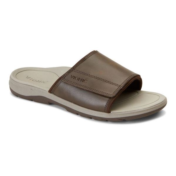 Vionic | Men's Stanley Slip On Sandal - Brown