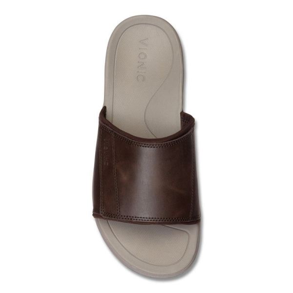 Vionic | Men's Stanley Slip On Sandal - Brown