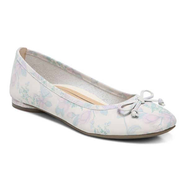 Vionic | Women's Callisto Flat - Cream Botanical