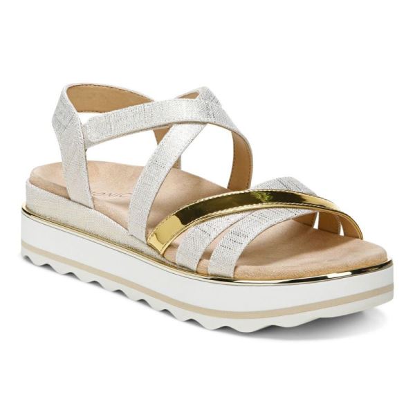 Vionic | Women's Kellyn Flatform Sandal - Marshmallow