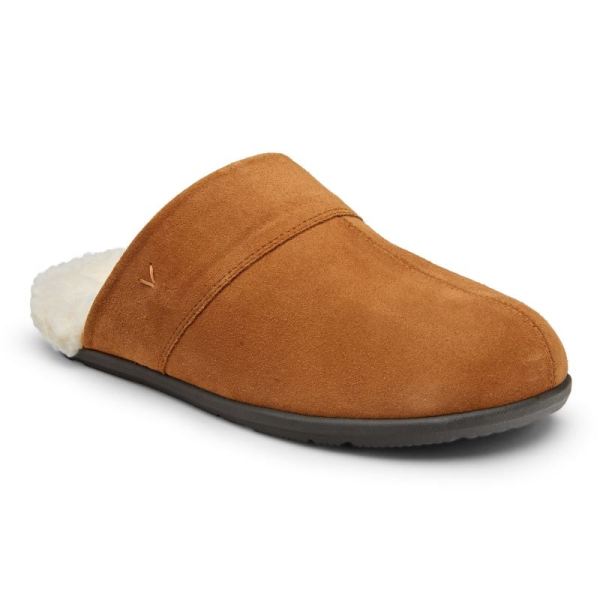 Vionic | Men's Alfons Mule Slipper - Toffee Suede