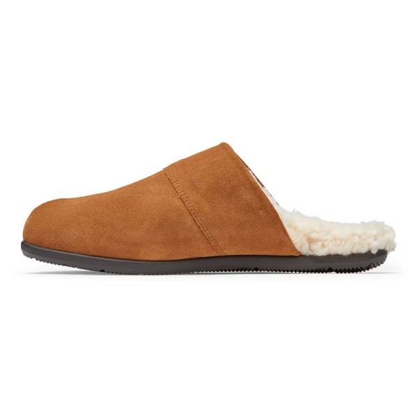Vionic | Men's Alfons Mule Slipper - Toffee Suede