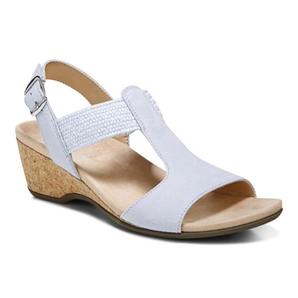 Vionic | Women's Kaytie Wedge Sandal - Blue Haze