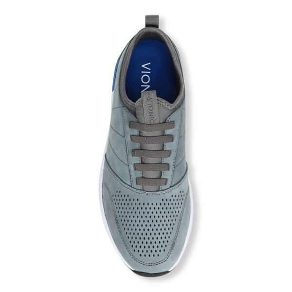 Vionic | Men's Trent Sneaker - Grey Nubuck