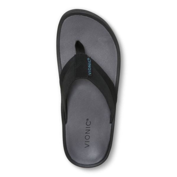 Vionic | Men's Wyatt Toe Post Sandal - Black