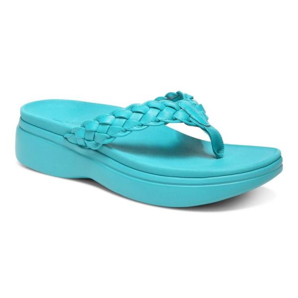 Vionic | Women's Kenji Platform Sandal - Lake Blue