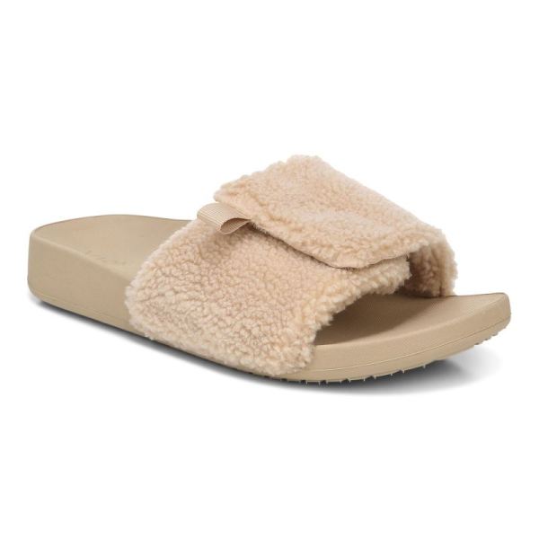 Vionic | Women's Keira Slide Sandal - Ginger Shearling