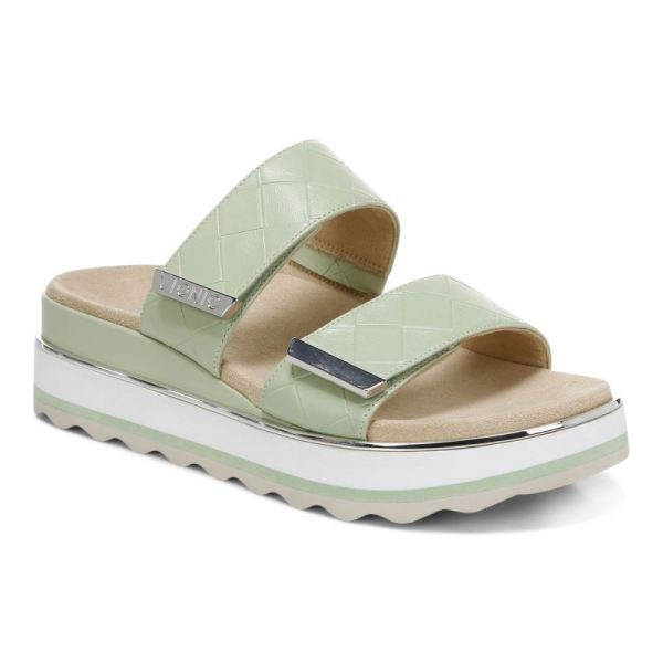 Vionic | Women's Brandie Woven Strap Sandal - Celery Woven