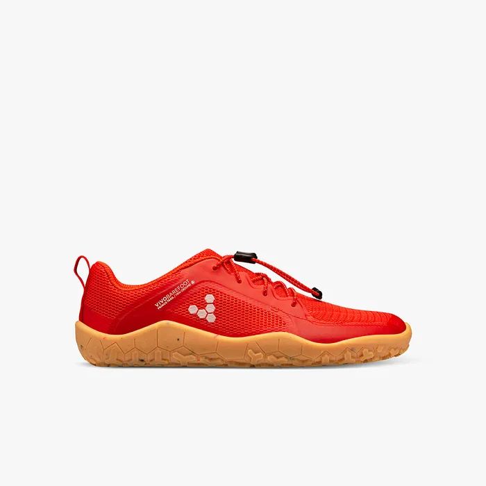 VIVOBAREFOOT | KIDS PRIMUS TRAIL II FG JUNIORS-FIERY CORAL