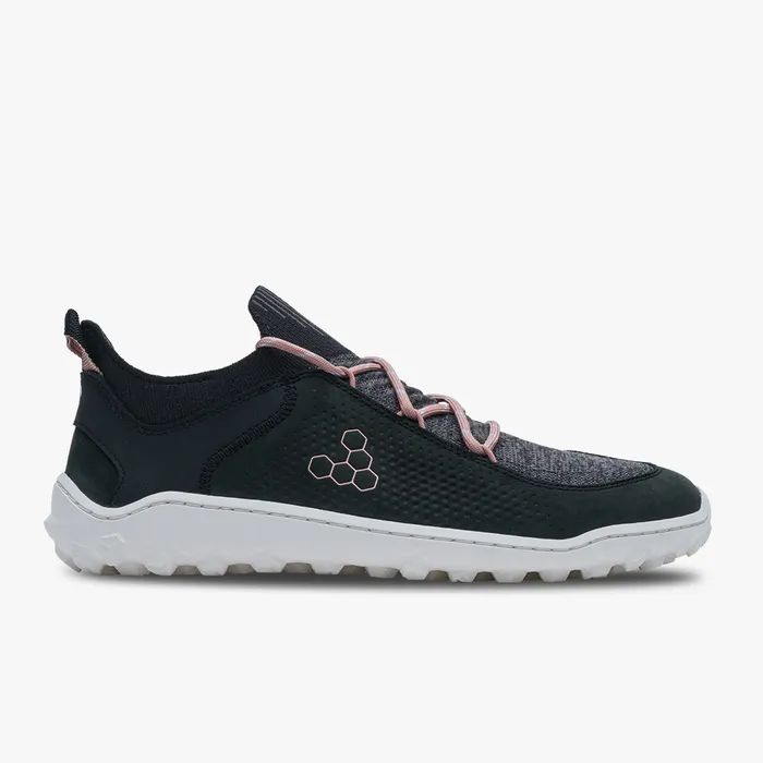 VIVOBAREFOOT | WOMEN'S TRACKER DECON LOW FG2-OBSIDIAN MISTY ROSE