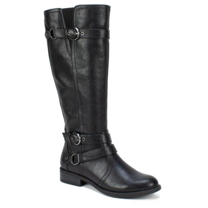 White Mountain | Women's Loyal Wide Calf Tall Boot-Black