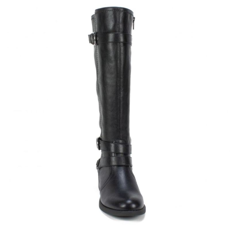 White Mountain | Women's Loyal Wide Calf Tall Boot-Black