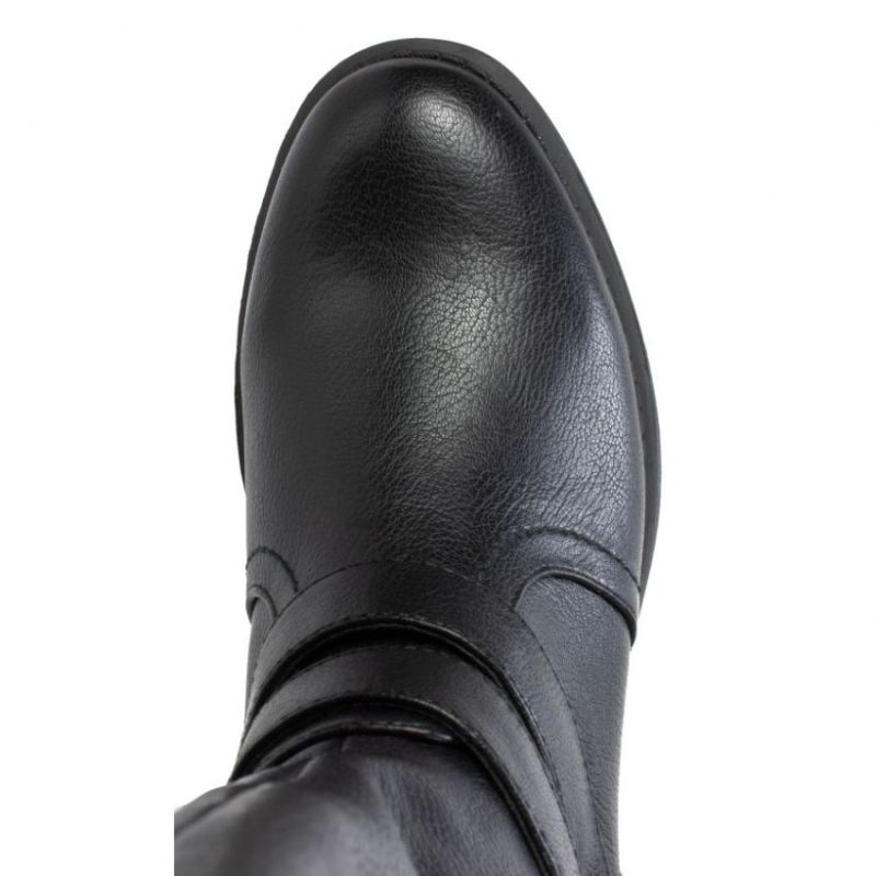 White Mountain | Women's Loyal Wide Calf Tall Boot-Black