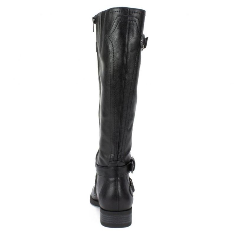 White Mountain | Women's Loyal Wide Calf Tall Boot-Black
