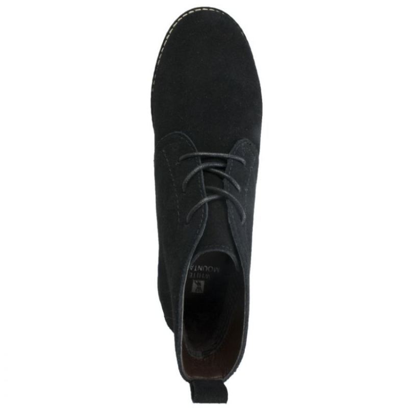White Mountain | Women's Auburn Suede Bootie-Black Suede