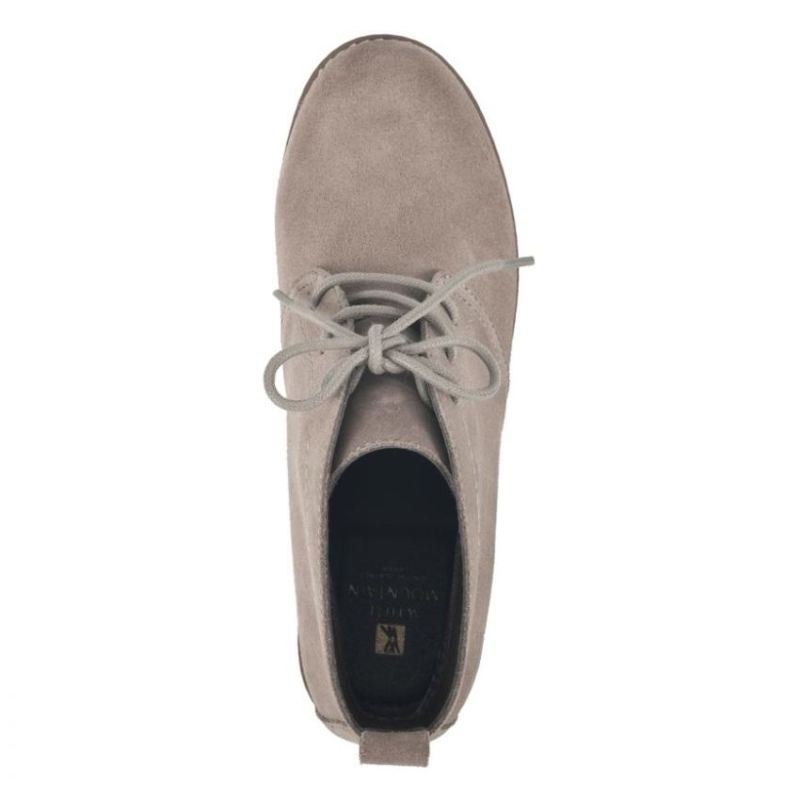 White Mountain | Women's Auburn Wide Suede Bootie-Taupe Suede
