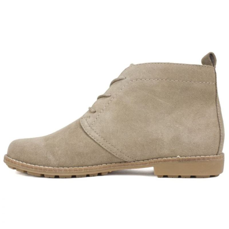 White Mountain | Women's Auburn Suede Bootie-Taupe Suede