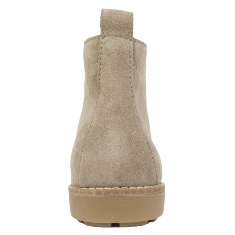 White Mountain | Women's Auburn Suede Bootie-Taupe Suede