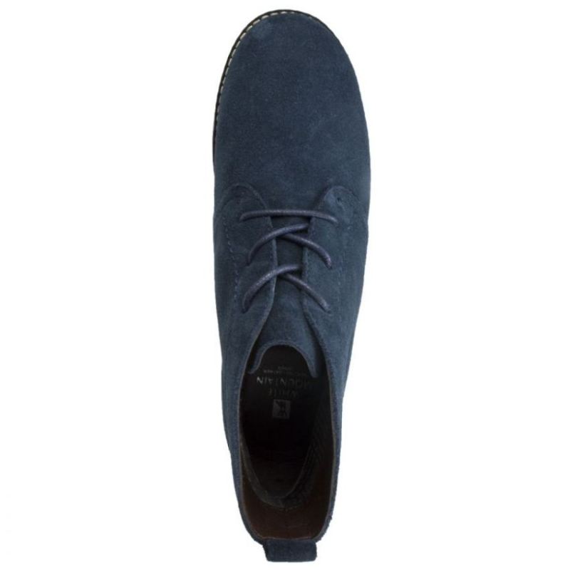White Mountain | Women's Auburn Suede Bootie-Navy Suede