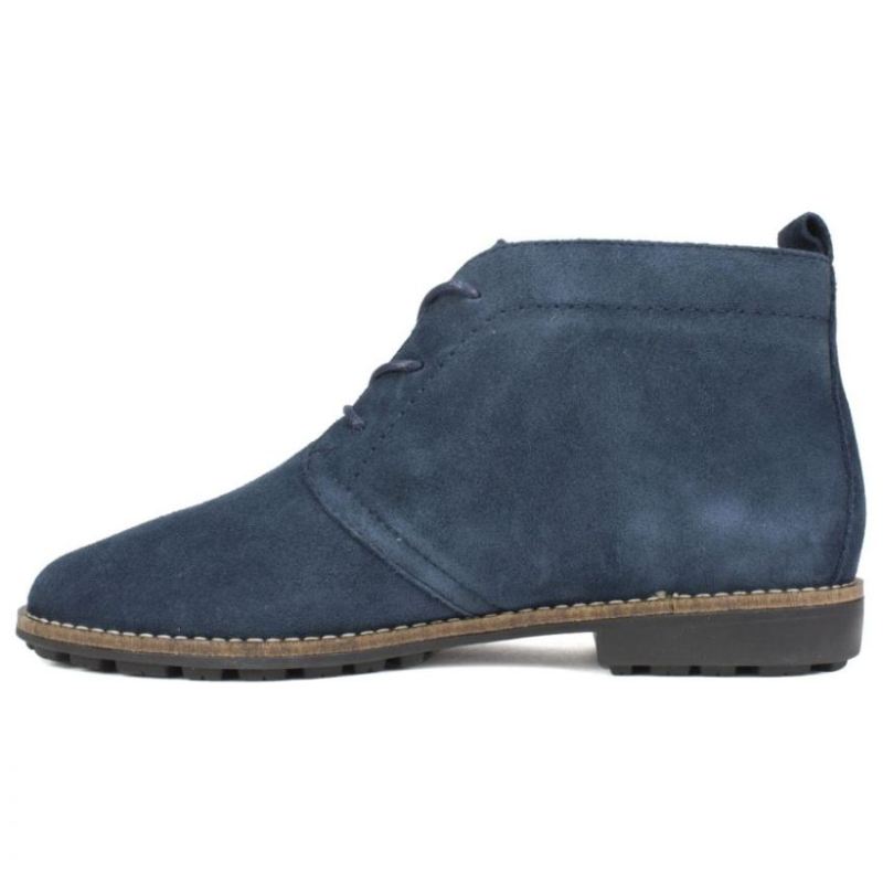 White Mountain | Women's Auburn Suede Bootie-Navy Suede