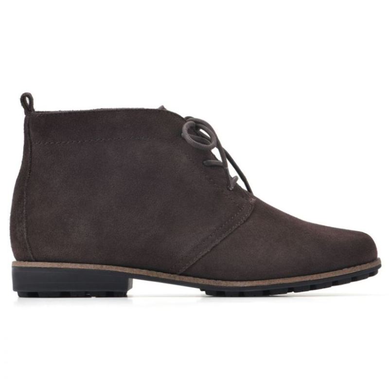 White Mountain | Women's Auburn Suede Bootie-Brown Suede