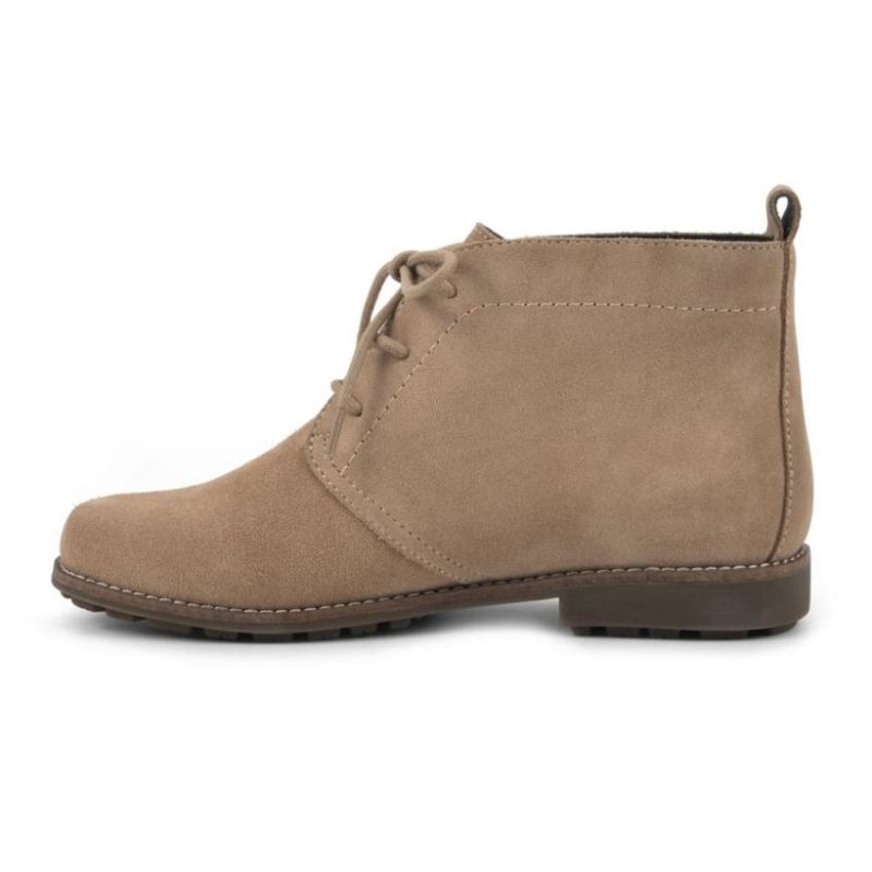 White Mountain | Women's Auburn Suede Bootie-Light Tan Suede