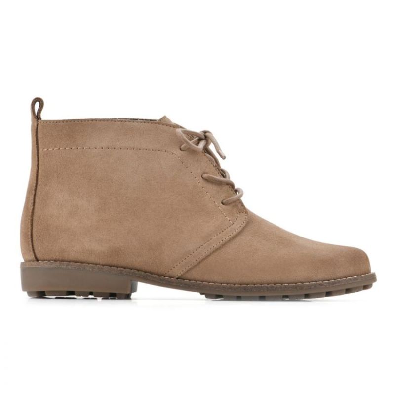 White Mountain | Women's Auburn Suede Bootie-Natural Suede